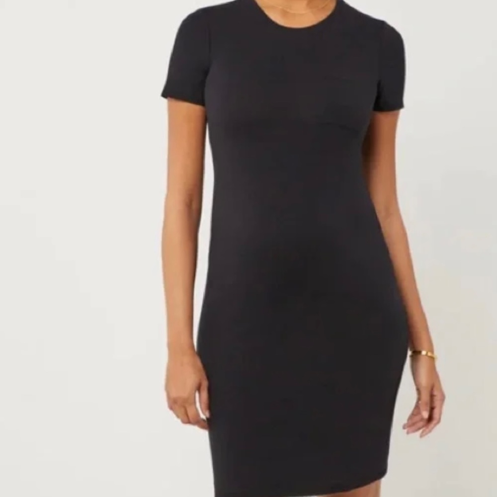 A pea in the pod short sleeved dress black M
